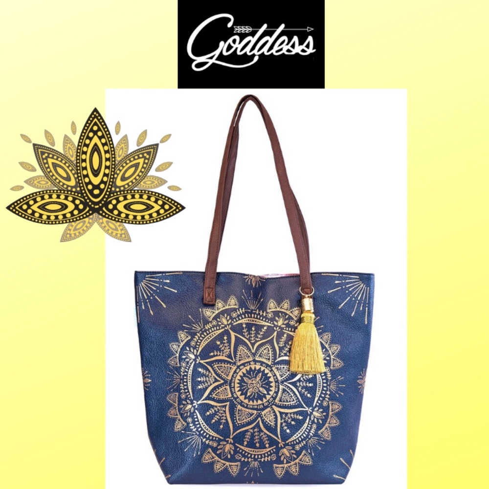 "The Golden Mandela" Tote